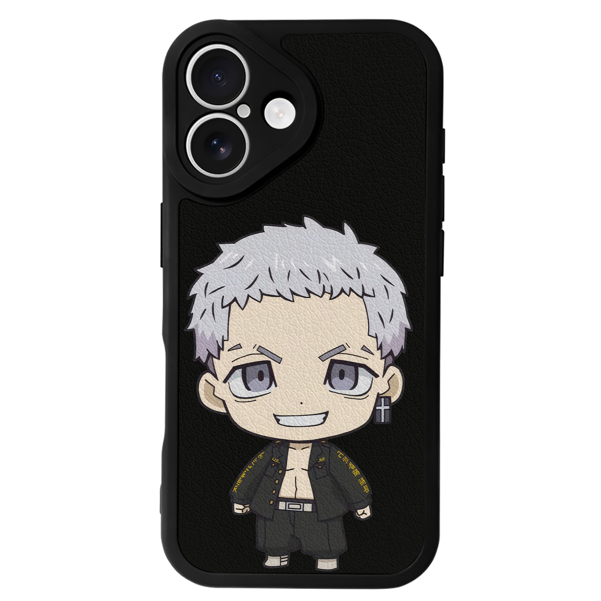 （画像用） 東京リベンジャーズ Tokyo Revengers 【iPhone 16シリーズ対応】シリコンスマホケース（レザー調） 材質：シリコン